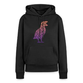 Puffin Papageientaucher Papageitaucher Mädchen - Frauen Premium Bio Hoodie - Schwarz - Vorne - Julia (174cm)