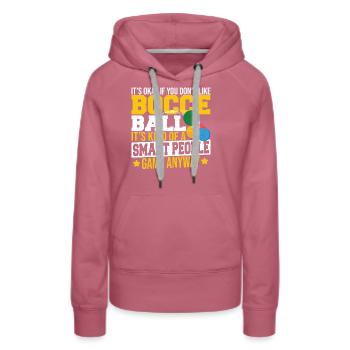 Lyonnaises - Sweat à capuche Premium bio Femme - mauve - Devant - Isabella (175cm)