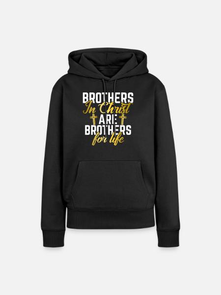 Brother Gifts - Frauen Premium Bio Hoodie - Schwarz