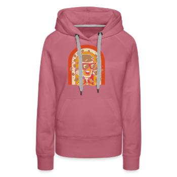 Coffee Cafe - Women’s Premium Organic Hoodie - mauve - Front - Isabella (175cm)
