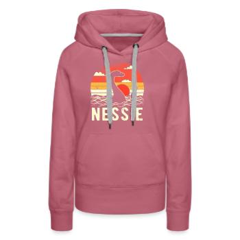 Nessie Loch Ness Monster - Frauen Premium Bio Hoodie - Malve - Vorne - Isabella (175cm)