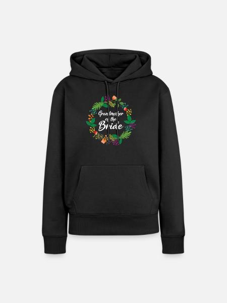 Grandma Gifts - Frauen Premium Bio Hoodie - Schwarz