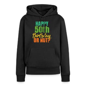 Grandma Gifts - Frauen Premium Bio Hoodie - Schwarz - Vorne - Julia (174cm)