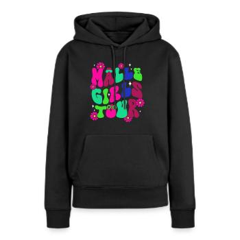 Malle Girls Tour - Frauen Premium Bio Hoodie - Schwarz - Vorne - Julia (174cm)