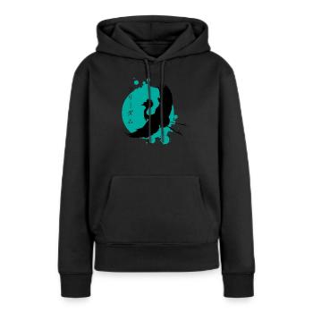 Crane Dynamics & Characters Art - Women’s Premium Organic Hoodie - black - Front - Julia (174cm)