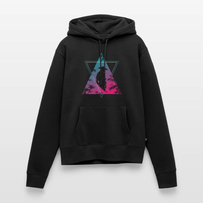 Neon Samurai Moderner Krieger Geist Frauen Premium Bio Hoodie