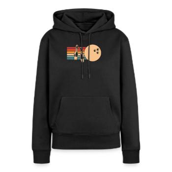 Bowling Bowlen Bowler - Frauen Premium Bio Hoodie - Schwarz - Vorne - Julia (174cm)