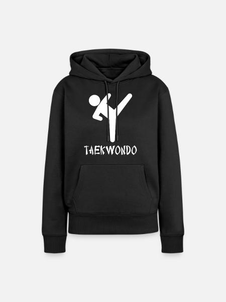 Taekwondo - Vrouwen Premium Bio hoodie - zwart