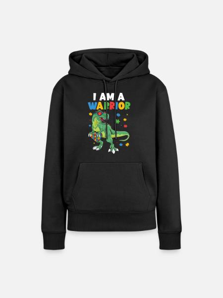 Autismus Awareness Day Autist Geschenk - Dame Premium hoodie, økologisk bomuld - sort