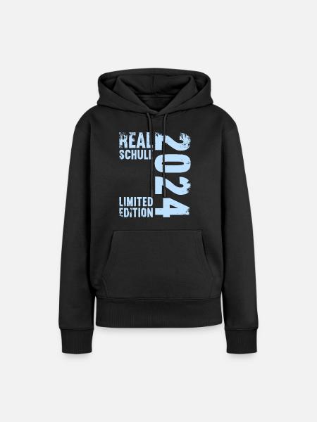 Realschule Junge Mädchen Realschule 2024 - Frauen Premium Bio Hoodie - Schwarz
