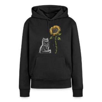 Best Cat Mom Ever - Women’s Premium Organic Hoodie - black - Front - Julia (174cm)