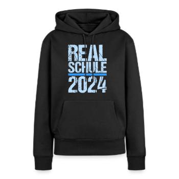 Lycée Jeunes Filles Lycée 2024 - Sweat à capuche Premium bio Femme - noir - Devant - Julia (174cm)