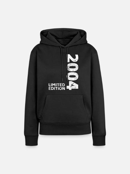 Édition limitée 2004 - Sweat à capuche Premium bio Femme - noir