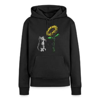Best Cat Mom - Women’s Premium Organic Hoodie - black - Front - Julia (174cm)
