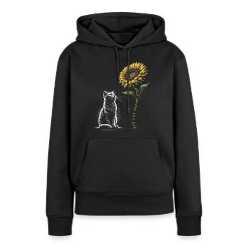 Best Cat Mom Ever - Women’s Premium Organic Hoodie - black - Front - Julia (174cm)
