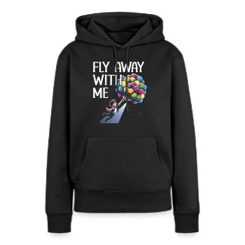 Songtexte Musikliebhaber Songwriter Musikfestival - Frauen Premium Bio Hoodie - Schwarz - Vorne - Julia (174cm)