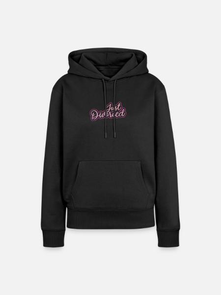Scheidung - Frauen Premium Bio Hoodie - Schwarz
