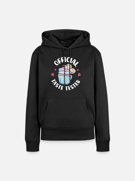 Cupcake - Frauen Premium Bio Hoodie - Schwarz