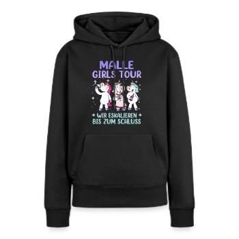 Malle Girls Tour - Women’s Premium Organic Hoodie - black - Front - Julia (174cm)