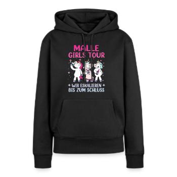 Malle Girls Tour - Women’s Premium Organic Hoodie - black - Front - Julia (174cm)
