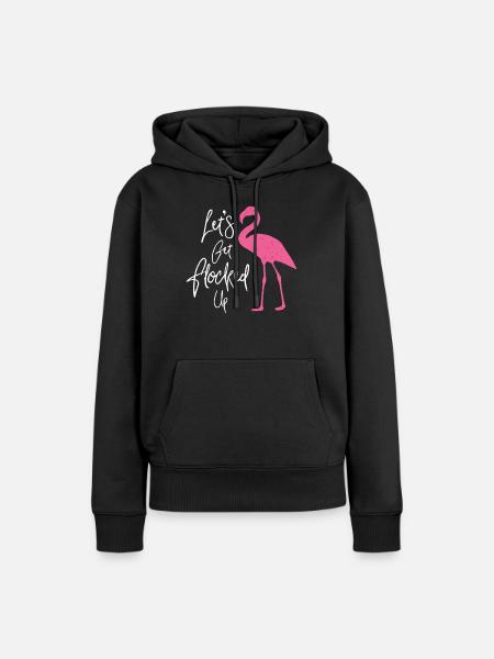 Junggesellin - Frauen Premium Bio Hoodie - Schwarz