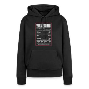 Wrestling - Frauen Premium Bio Hoodie - Schwarz - Vorne - Julia (174cm)