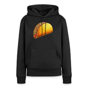 Taco Schale - Frauen Premium Bio Hoodie - Schwarz - Vorne - Julia (174cm)