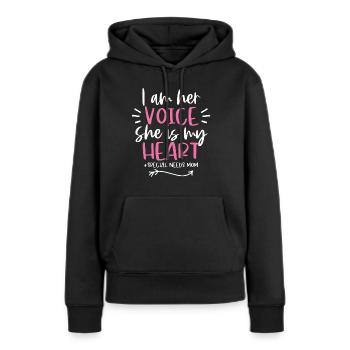 Autismus Awareness Day Autist Geschenk - Frauen Premium Bio Hoodie - Schwarz - Vorne - Julia (174cm)