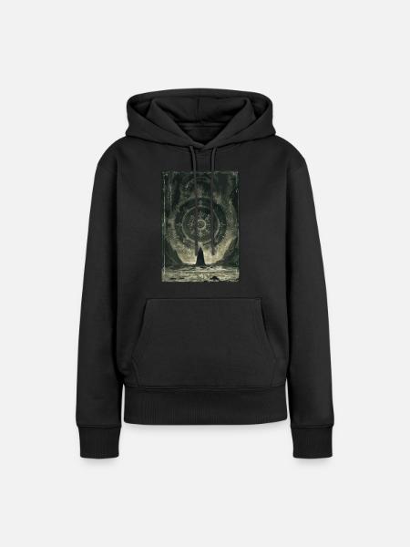 Das Glücksrad Tarot - Frauen Premium Bio Hoodie - Schwarz