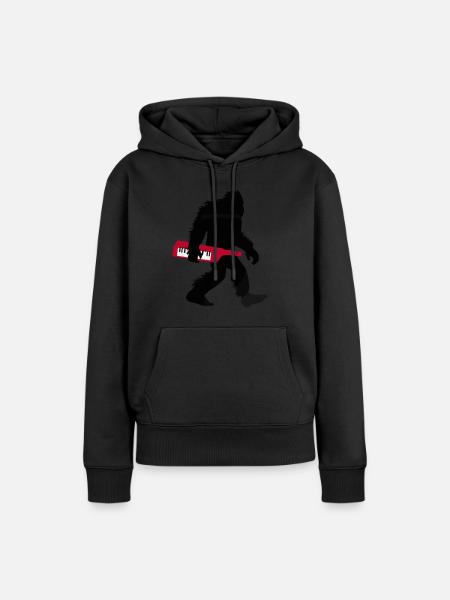 Keytar Keyboard Geschenk - Frauen Premium Bio Hoodie - Schwarz
