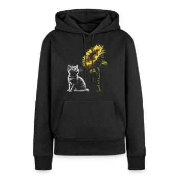Best Cat Nana Ever - Women’s Premium Organic Hoodie - black - Front - Julia (174cm)