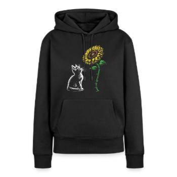 Best Cat Grandma Ever - Women’s Premium Organic Hoodie - black - Front - Julia (174cm)