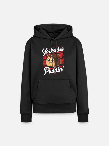 Yorkshire Pudding Geschenk - Frauen Premium Bio Hoodie - Schwarz