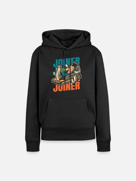 Tischler Schreiner - Frauen Premium Bio Hoodie - Schwarz