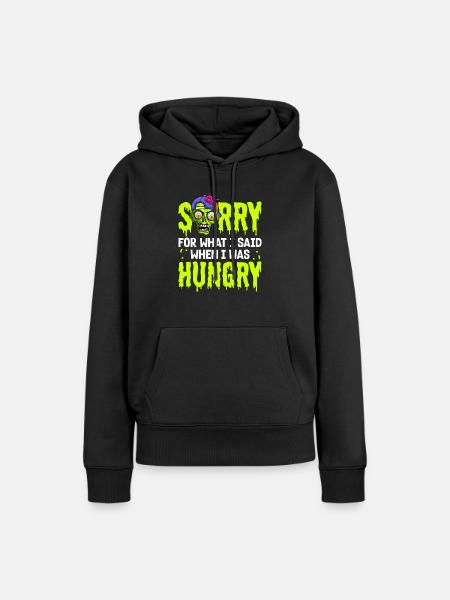 Zombie Zombie-Jäger Zombieapokalypse Geschenk - Frauen Premium Bio Hoodie - Schwarz