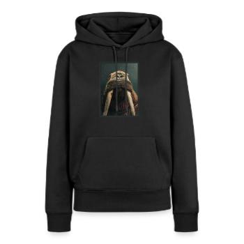 Walrus Walrosse Walross - Frauen Premium Bio Hoodie - Schwarz - Vorne - Julia (174cm)