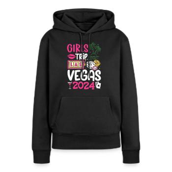 Vegas Girls Trip 2024 - Women’s Premium Organic Hoodie - black - Front - Julia (174cm)