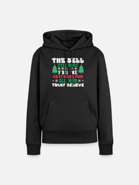 Christmas The Bell Still Rings As It Does For All - Women’s Premium Organic Hoodie - black