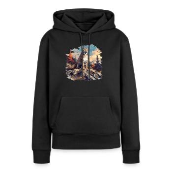 Bobcats Rotluchse Rotluchs Luchs - Frauen Premium Bio Hoodie - Schwarz - Vorne - Julia (174cm)