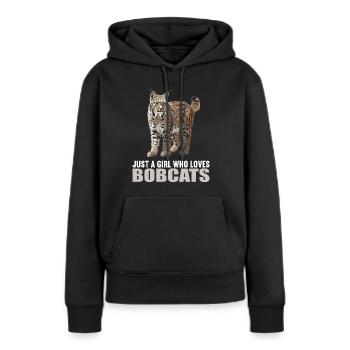 Bobcats Rotluchse Rotluchs Luchs - Frauen Premium Bio Hoodie - Schwarz - Vorne - Julia (174cm)