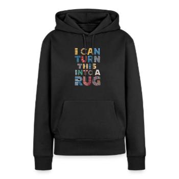 Diy-teppich Lustiger Teppich Tufting - Frauen Premium Bio Hoodie - Schwarz - Vorne - Julia (174cm)