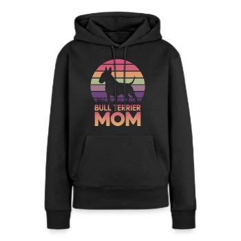 Bullterrier Spruch Lustiges Bullterrier Geschenk - Frauen Premium Bio Hoodie - Schwarz - Vorne - Julia (174cm)