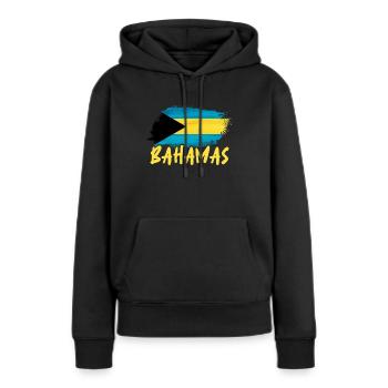 Bahamas Karibik Insel Atlantik Sommer Geschenk - Frauen Premium Bio Hoodie - Schwarz - Vorne - Julia (174cm)