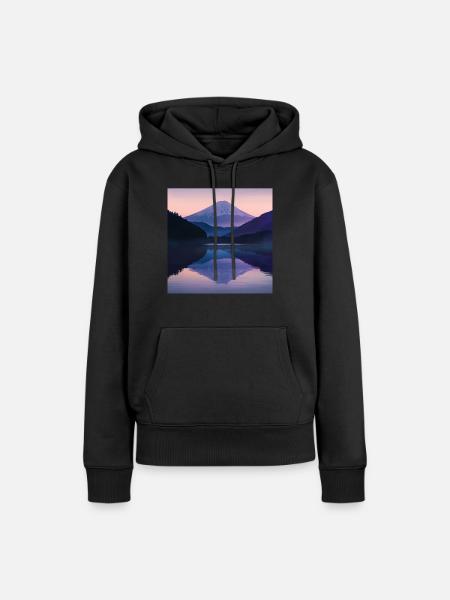 Japan - Frauen Premium Bio Hoodie - Schwarz