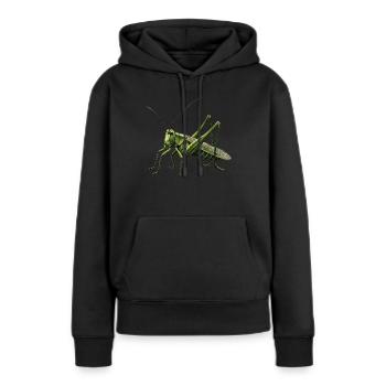 Grillen Grille - Frauen Premium Bio Hoodie - Schwarz - Vorne - Julia (174cm)