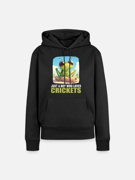 Grillen Grille - Frauen Premium Bio Hoodie - Schwarz