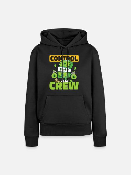 Controller Team - Frauen Premium Bio Hoodie - Schwarz