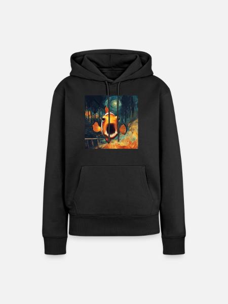 Clownfisch - Frauen Premium Bio Hoodie - Schwarz