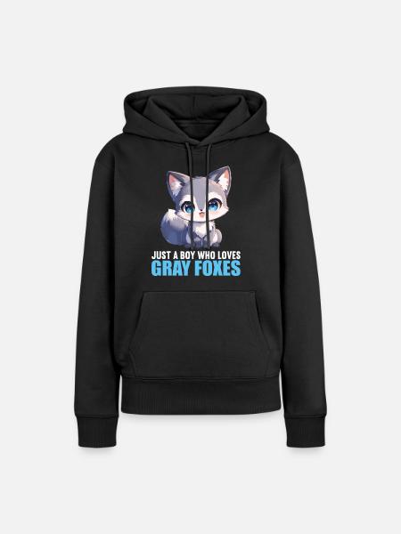 Graufüchse Graufuchs - Frauen Premium Bio Hoodie - Schwarz
