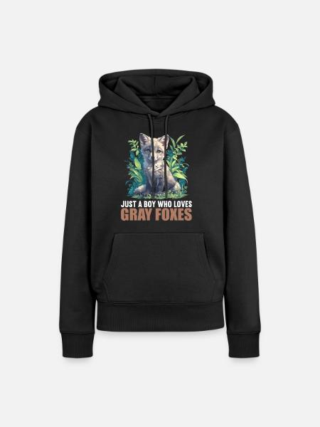 Graufüchse Graufuchs - Frauen Premium Bio Hoodie - Schwarz